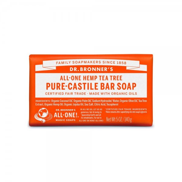 Pure Castile Bar Soap Tea Tree (140gr)