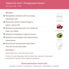 Hyaluronic Acid + Pomegranate Extract Face Serum (12ml)
