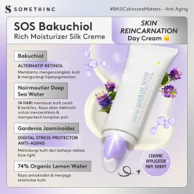 SOS Bakuchiol Electrolyte Rich Moisturizer Silk Creme (50g)