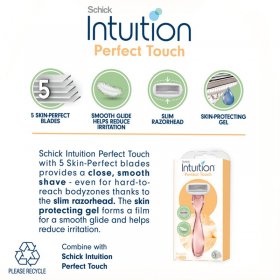 Intuition Refill 4 Cartridge - Perfect Touch (5 Blades)
