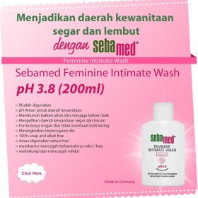 Feminine Intimate Wash pH 3.8 (200ml)